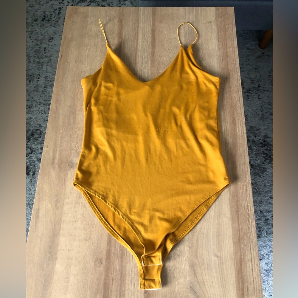 Gold/Mustard Yellow body suit